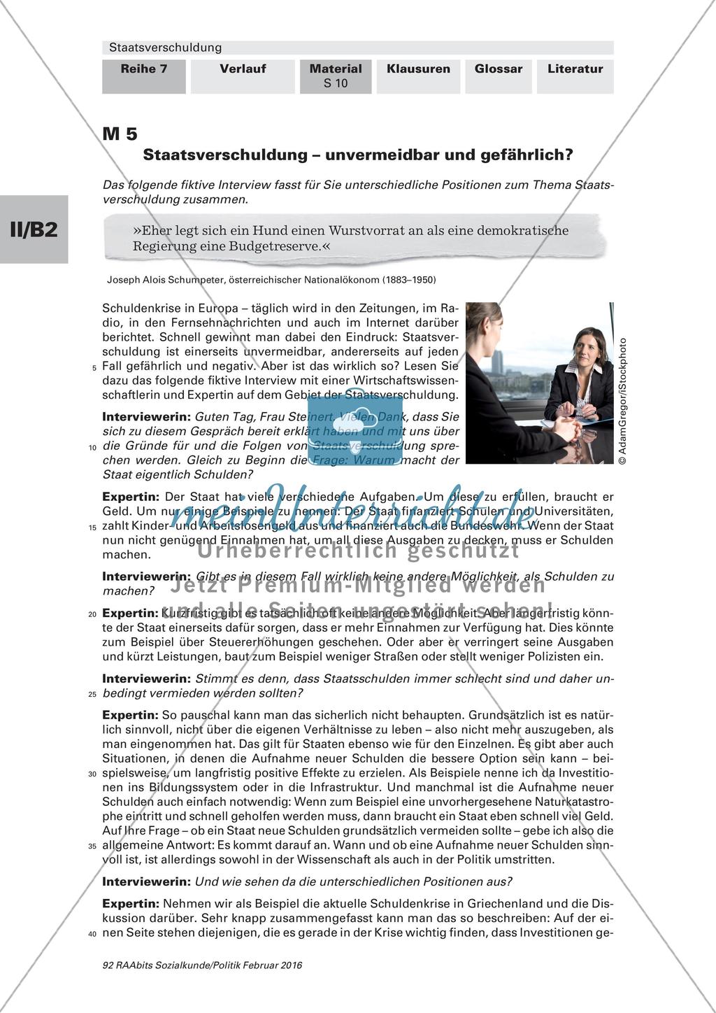 Staatsverschuldung: Gründe und Folgen Preview 9
