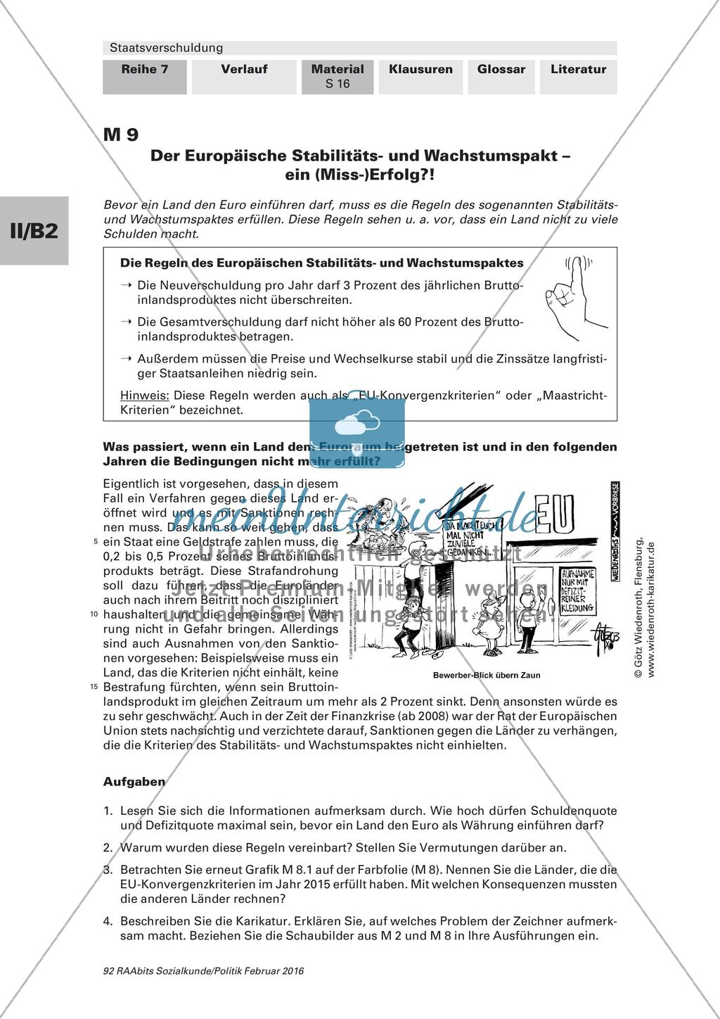 Staatsverschuldung: Vermeidbarkeit und Schuldenbremse Preview 5