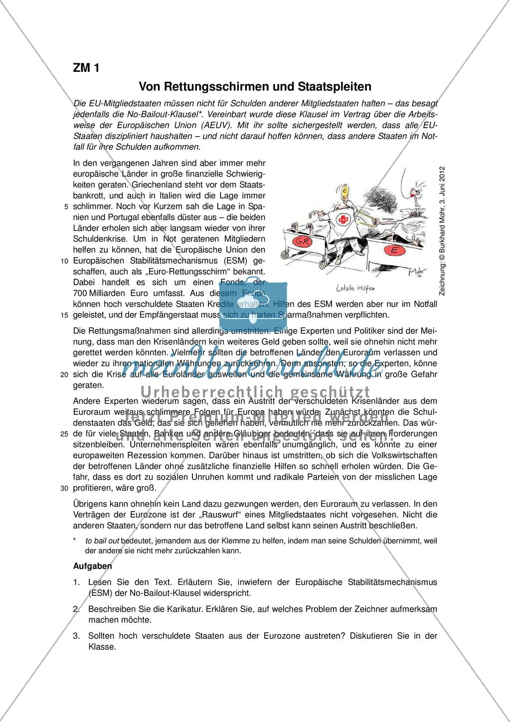 Staatsverschuldung: Vermeidbarkeit und Schuldenbremse Preview 7