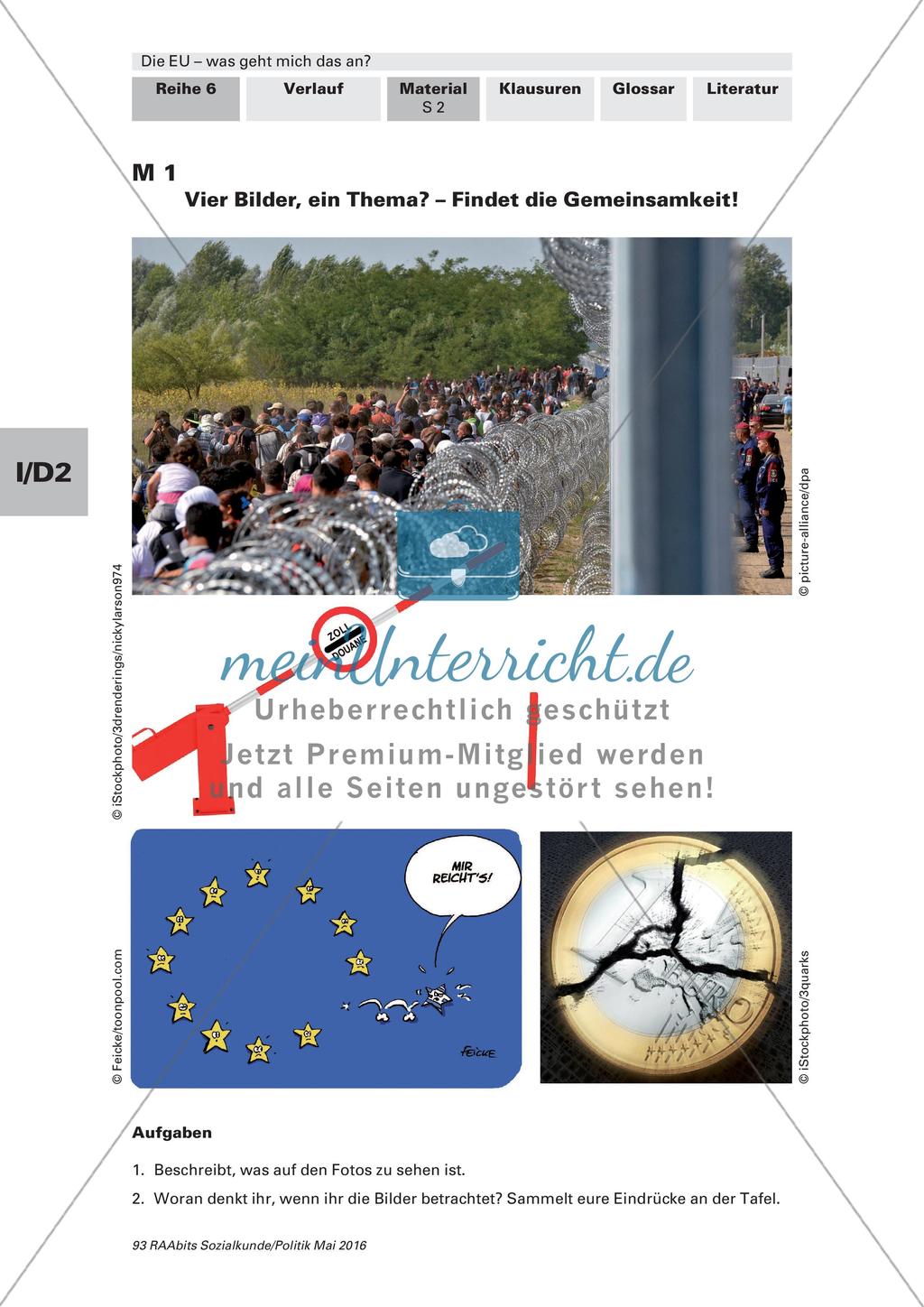 Die Europäische Union - Vorwissen Preview 1