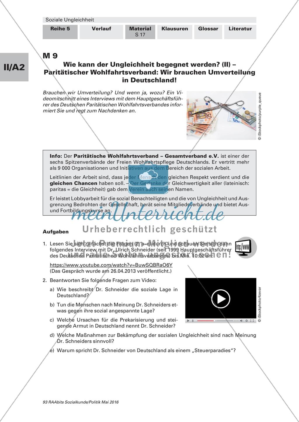 Lösungen soziale Ungleichheit Preview 3