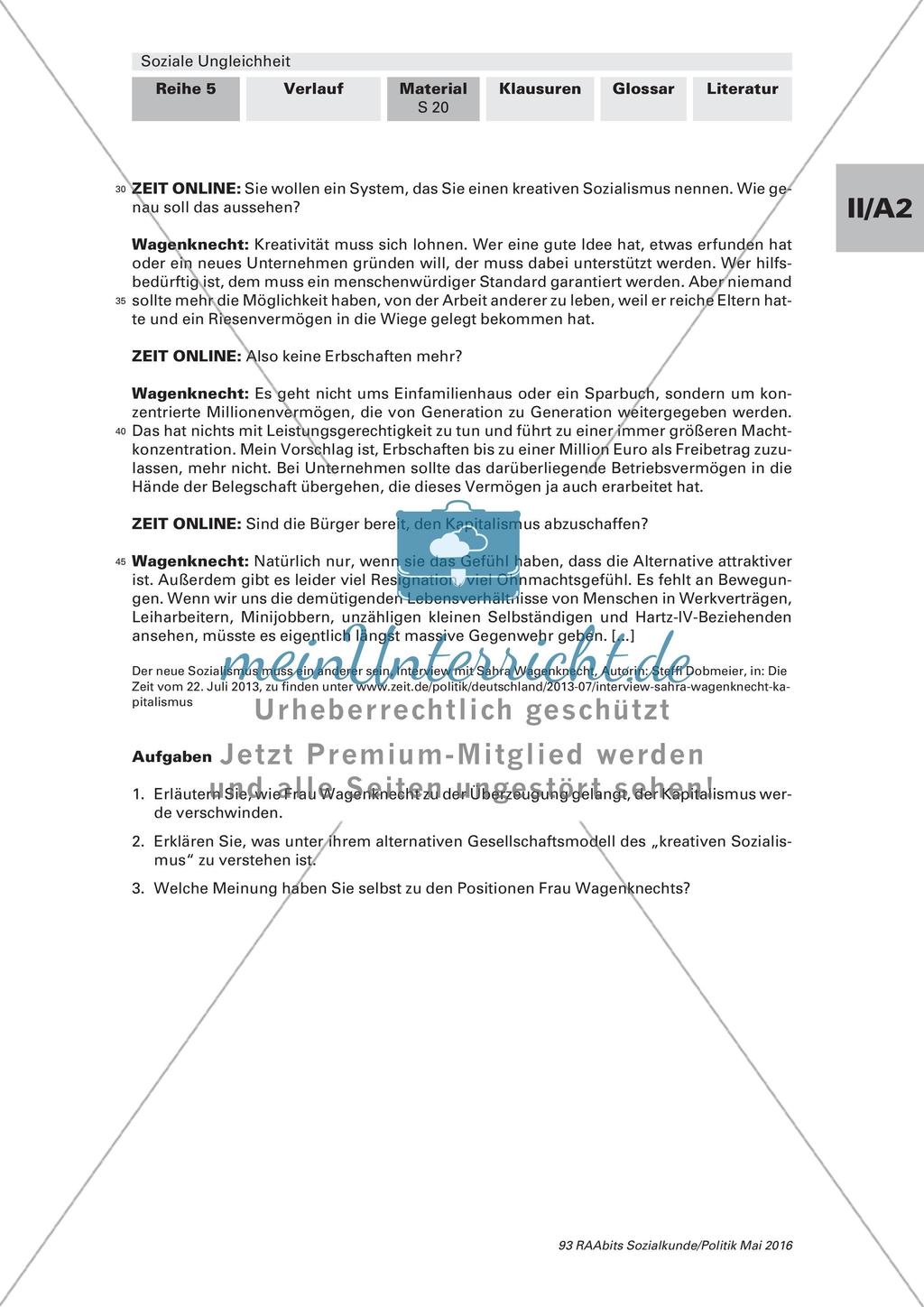 Lösungen soziale Ungleichheit Preview 6