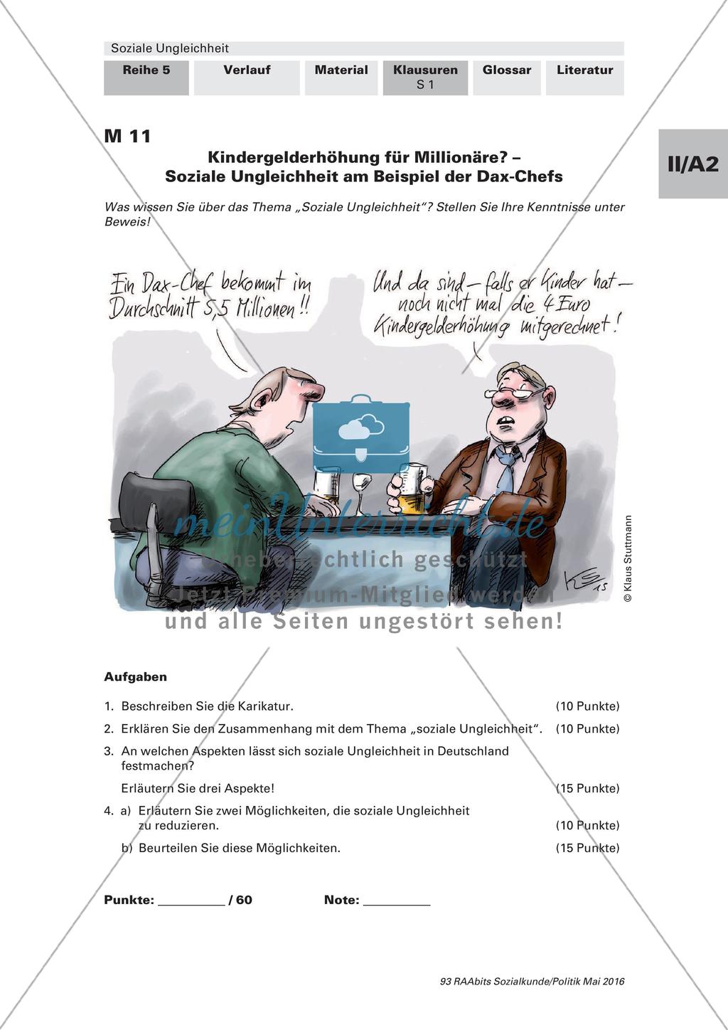Lernerfolgskontrolle soziale Ungleichheit Preview 1