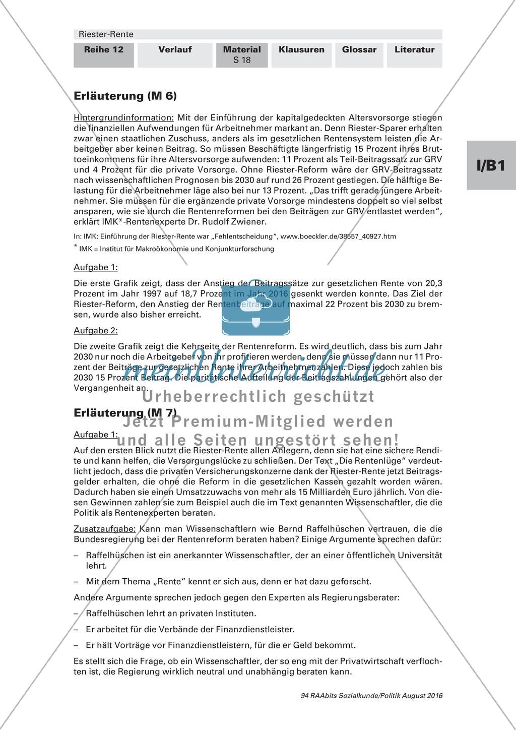 Nutzen der Riester-Rente: Beurteilung Preview 10