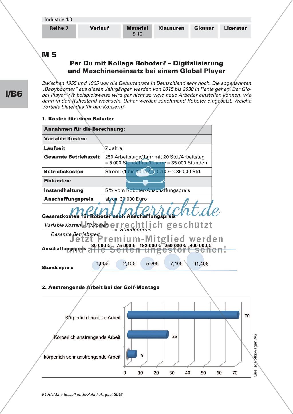Digitalisierung der Industrie: Robotereinsatz Preview 1