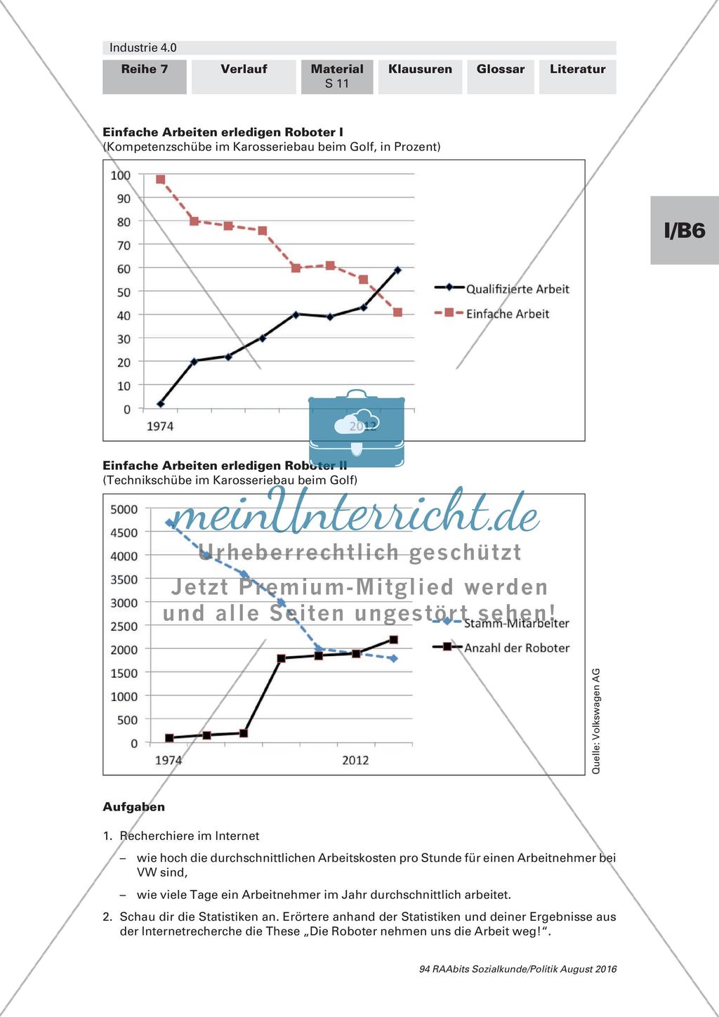 Digitalisierung der Industrie: Robotereinsatz Preview 2