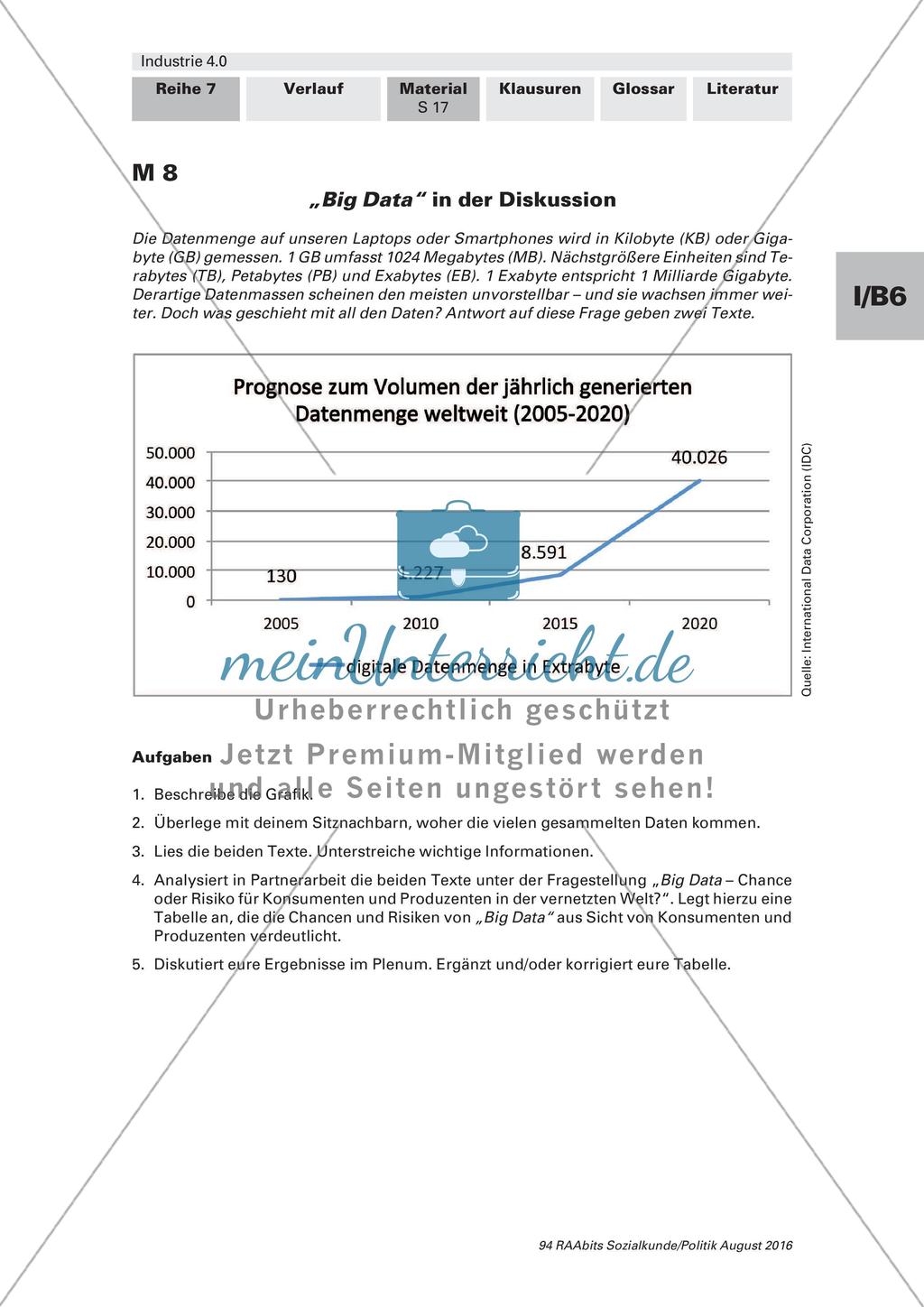 Digitalisierung der Industrie: Big Data Preview 1