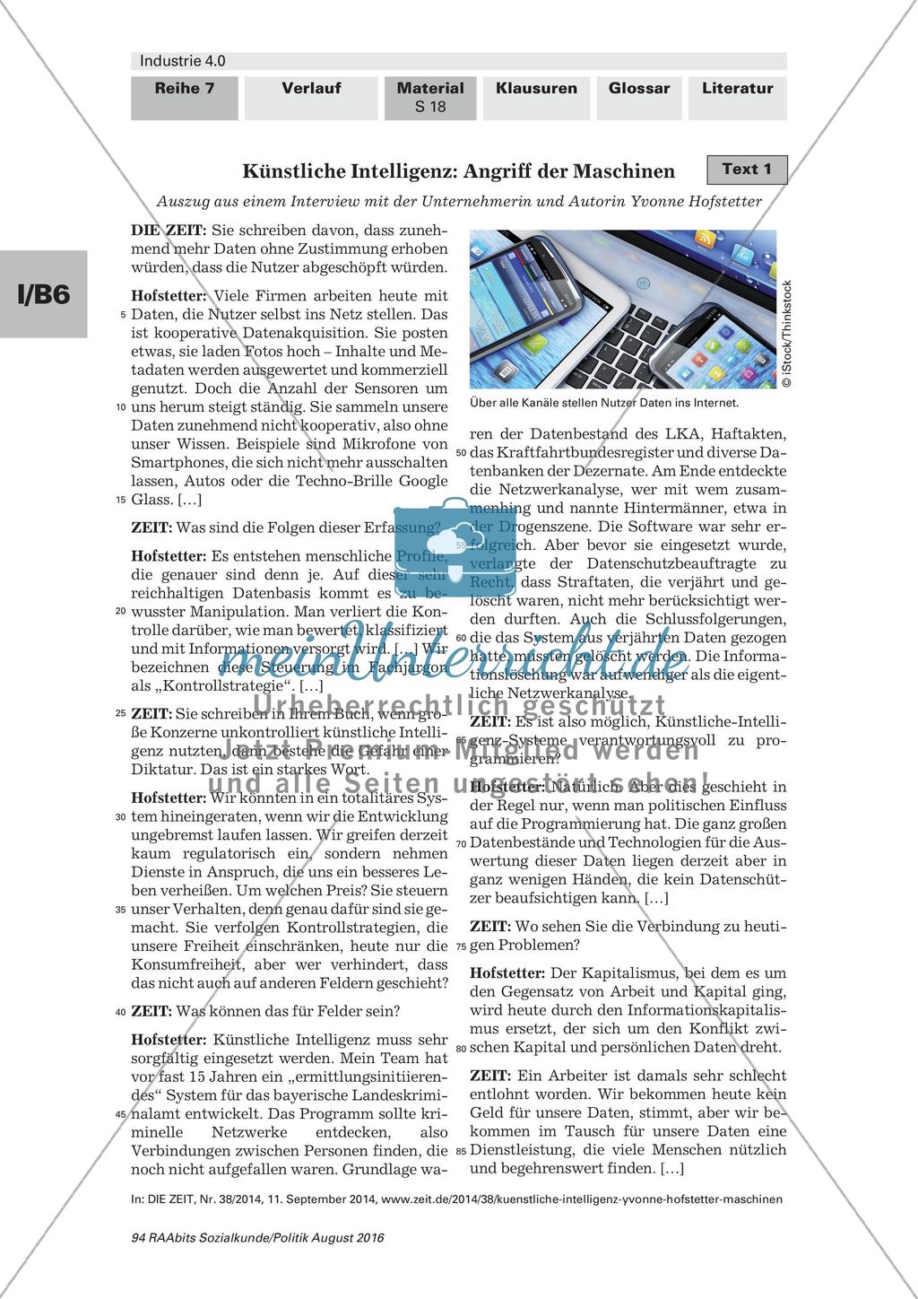 Digitalisierung der Industrie: Big Data Preview 2