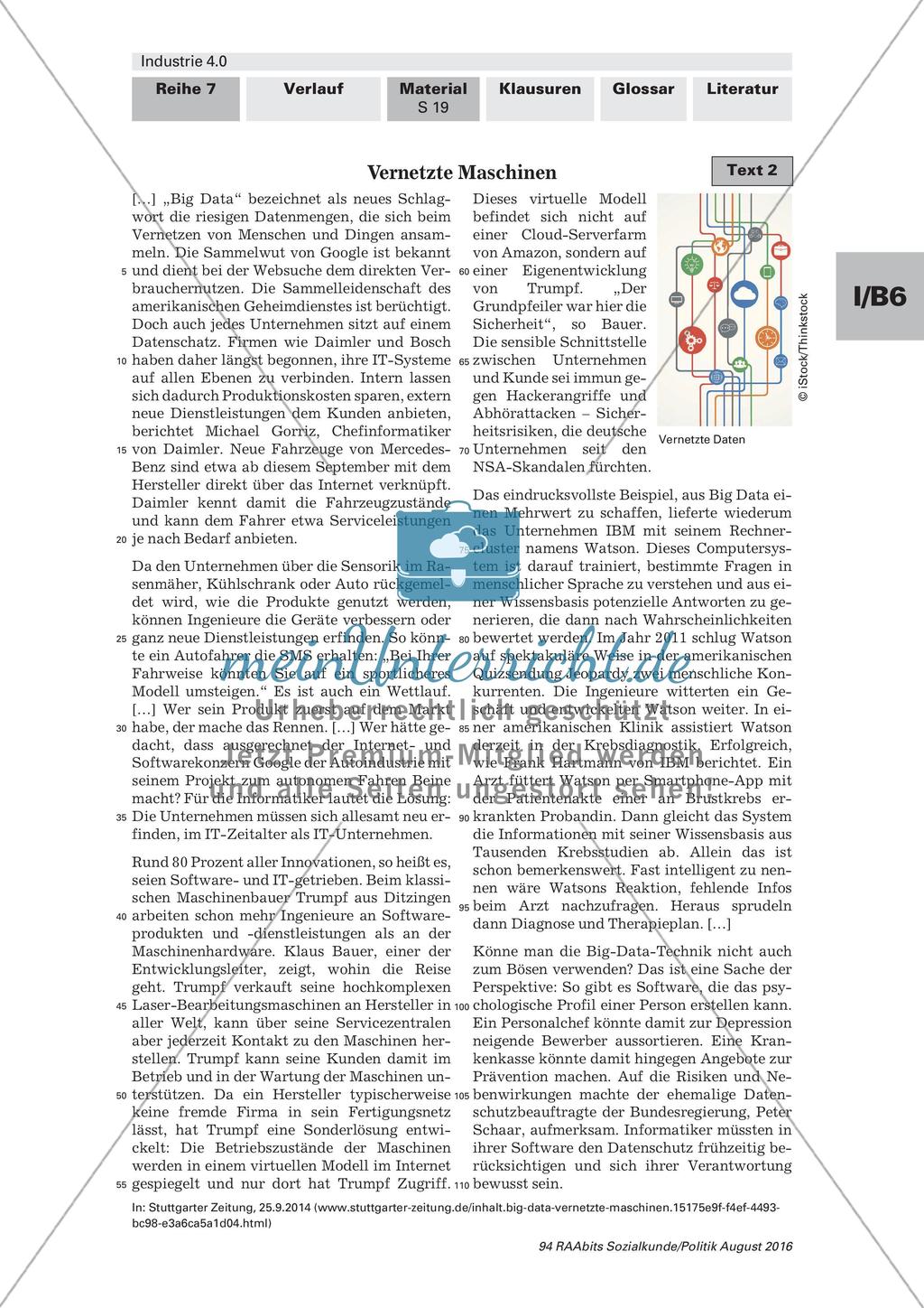 Digitalisierung der Industrie: Big Data Preview 3