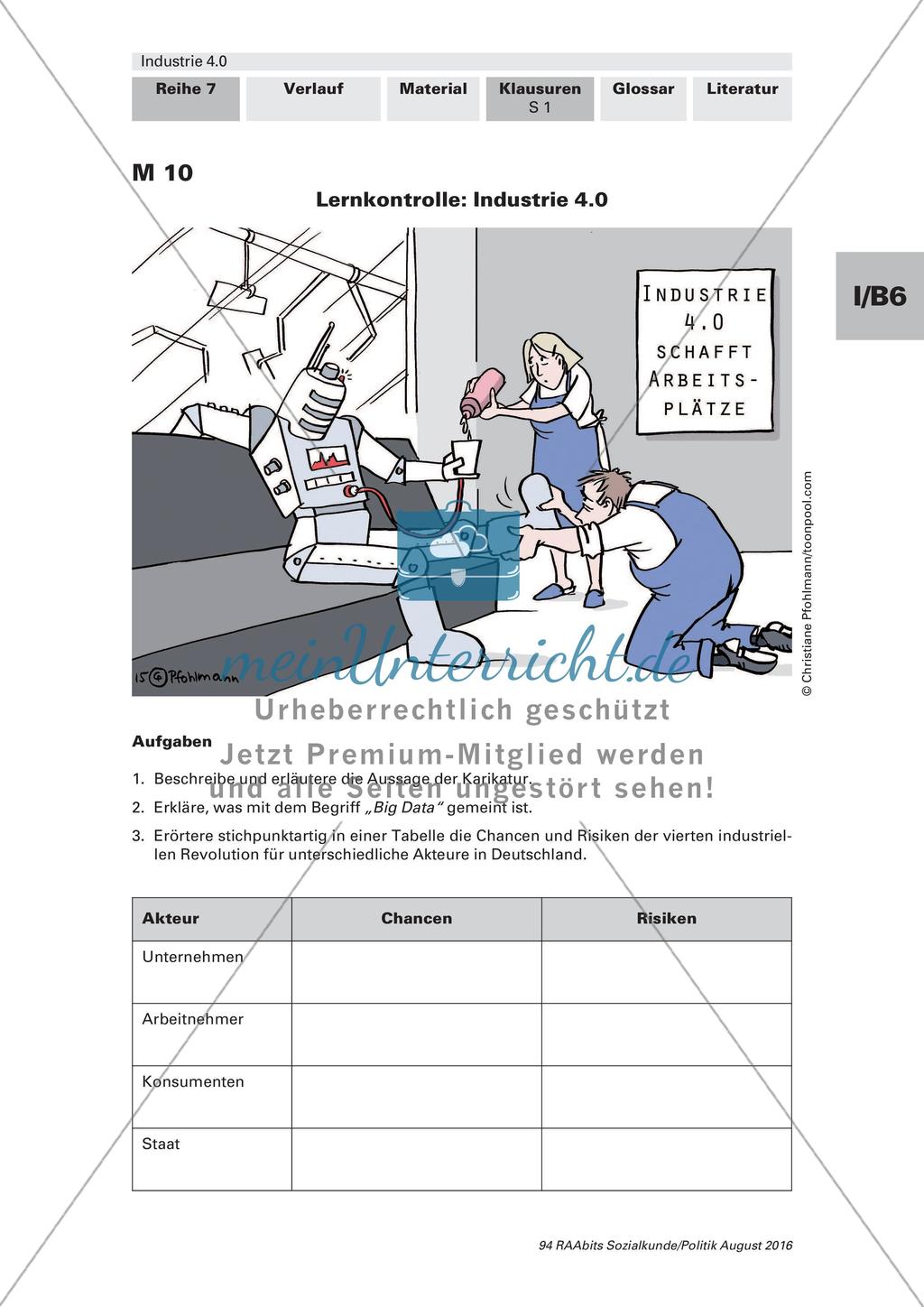 Digitalisierung der Industrie: Lernerfolgskontrolle Preview 1