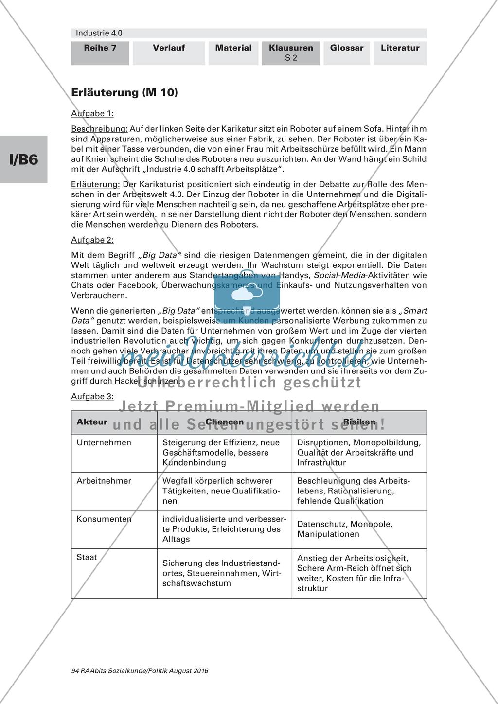 Digitalisierung der Industrie: Lernerfolgskontrolle Preview 2