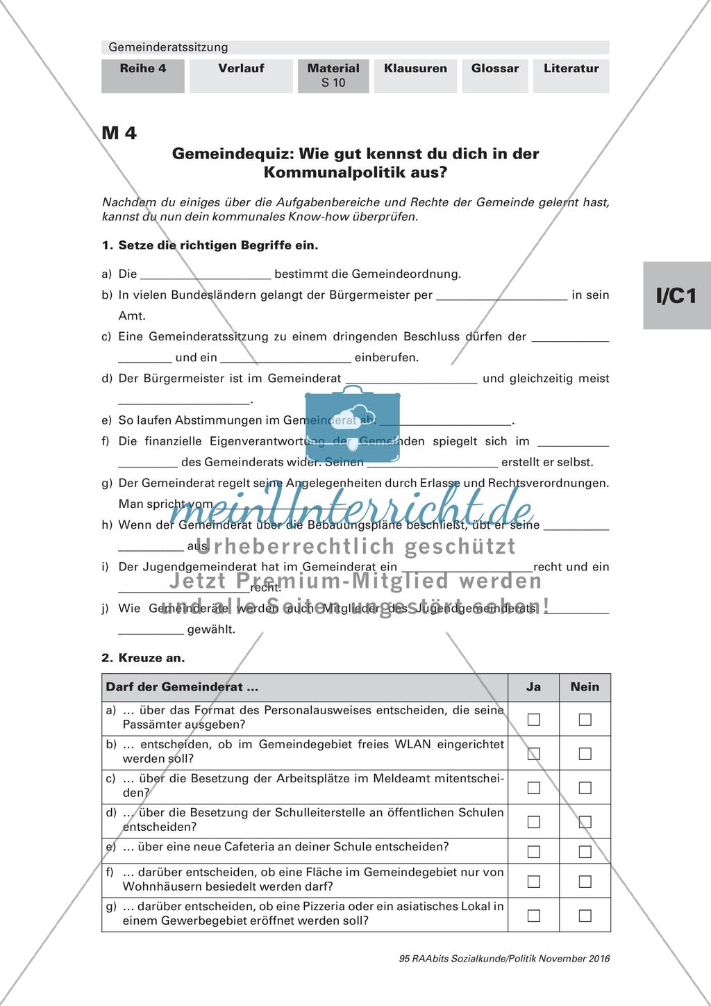 Kommunalpolitik: Akteure Preview 4