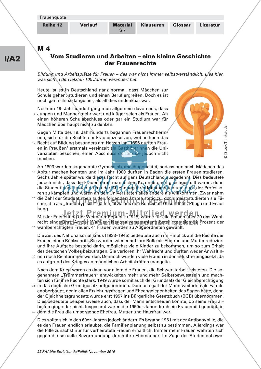 Ziele der Frauenquote Preview 1