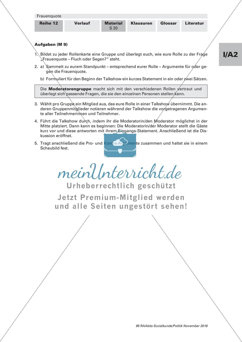 Frauenquote: Fluch oder Segen? Preview 7