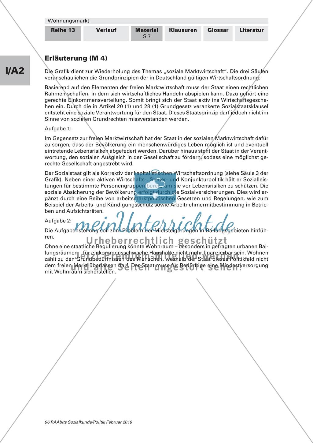 Beeinflussung des Wohnungsmarktes durch den Staat Preview 2