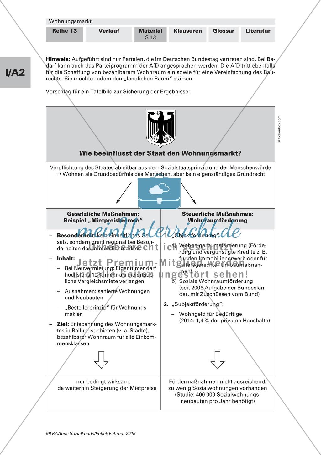 Beeinflussung des Wohnungsmarktes durch den Staat Preview 8