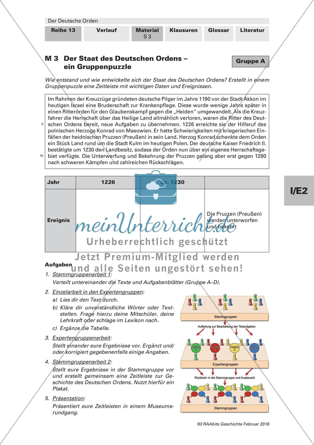 Der Ordensstaat: Einstieg und chronologischer Überblick Preview 3