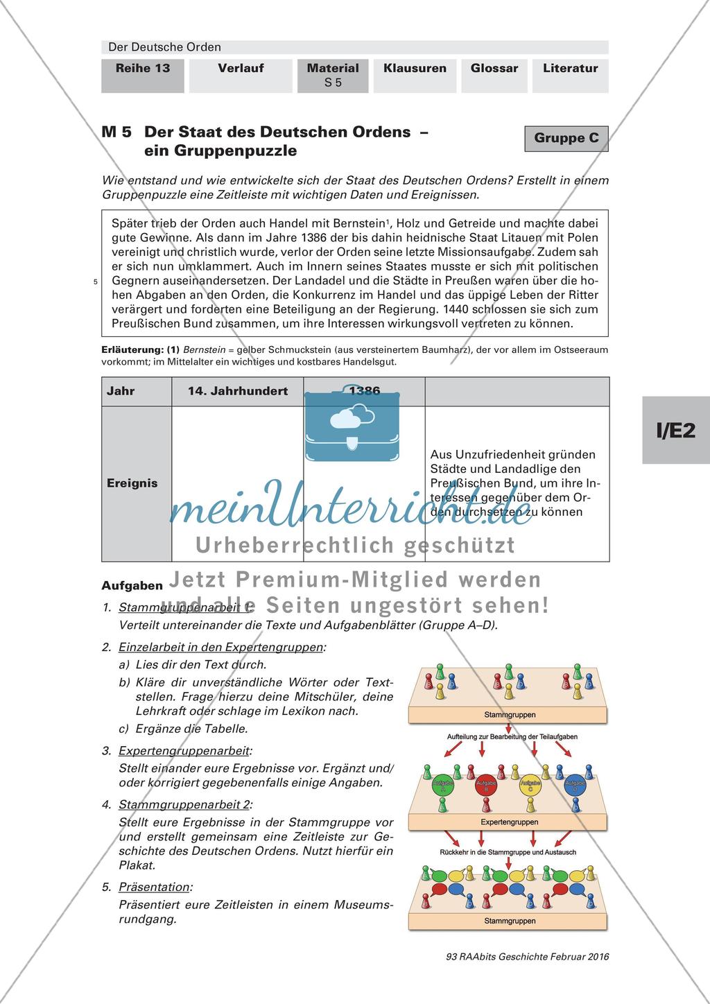 Der Ordensstaat: Einstieg und chronologischer Überblick Preview 5