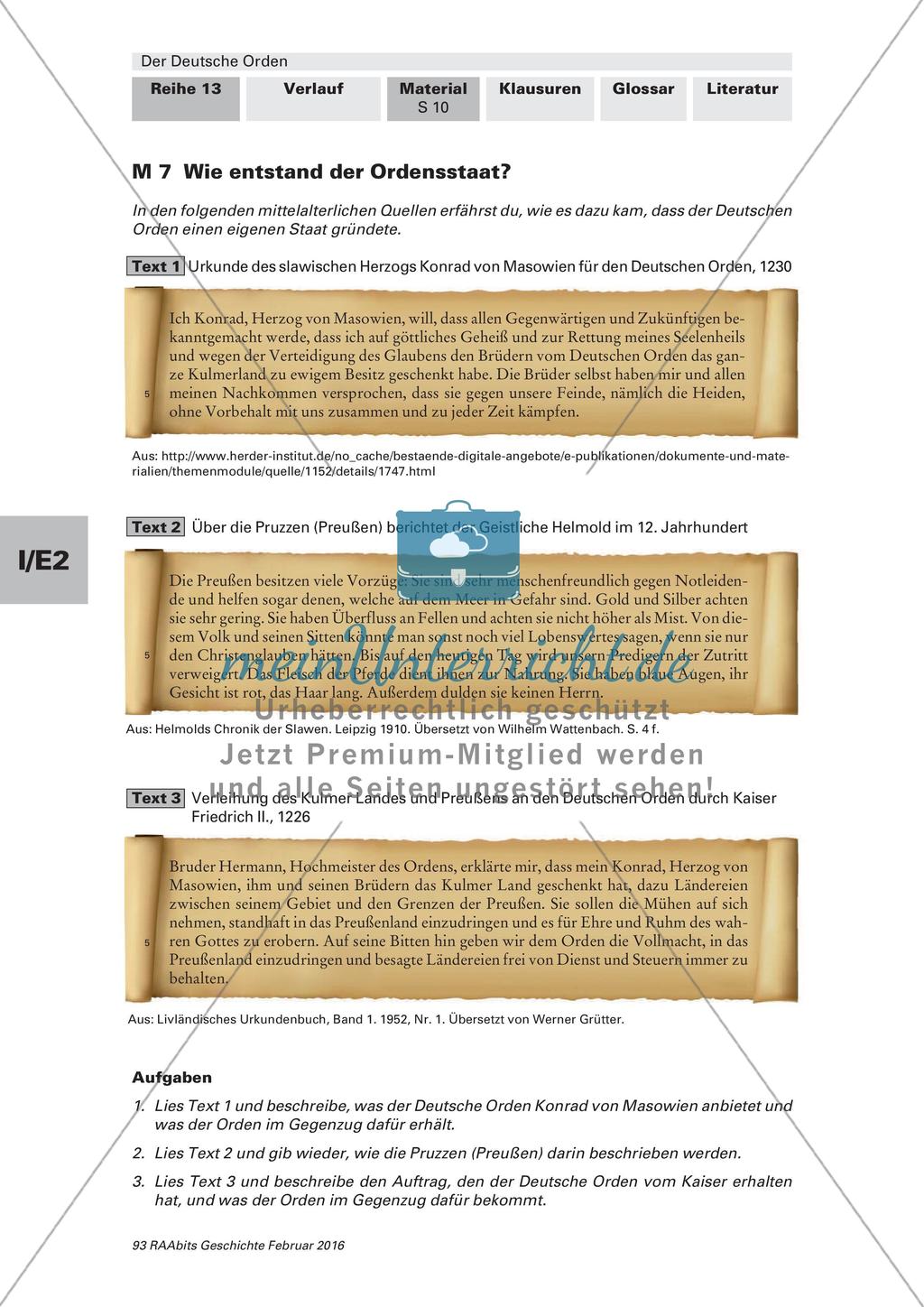 Die Entstehung des Ordensstaats Preview 1