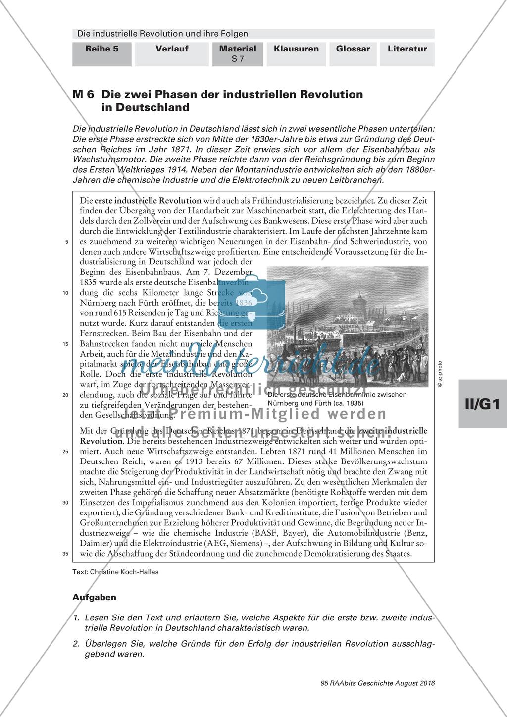 Die industrielle Revolution – Wiederholung und Überblick Preview 7
