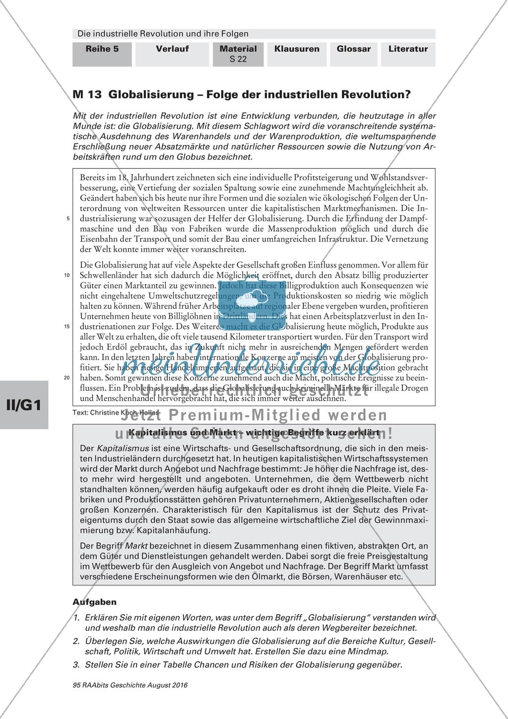 Die industrielle Revolution: technische und wirtschaftliche Fortschritte Preview 2
