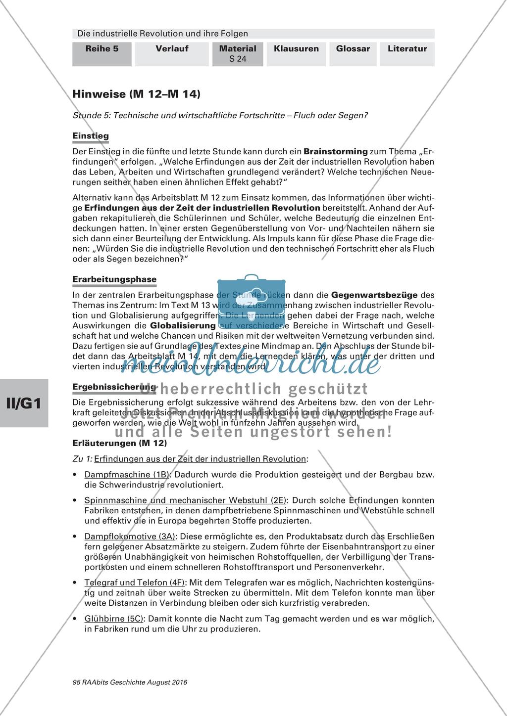 Die industrielle Revolution: technische und wirtschaftliche Fortschritte Preview 4