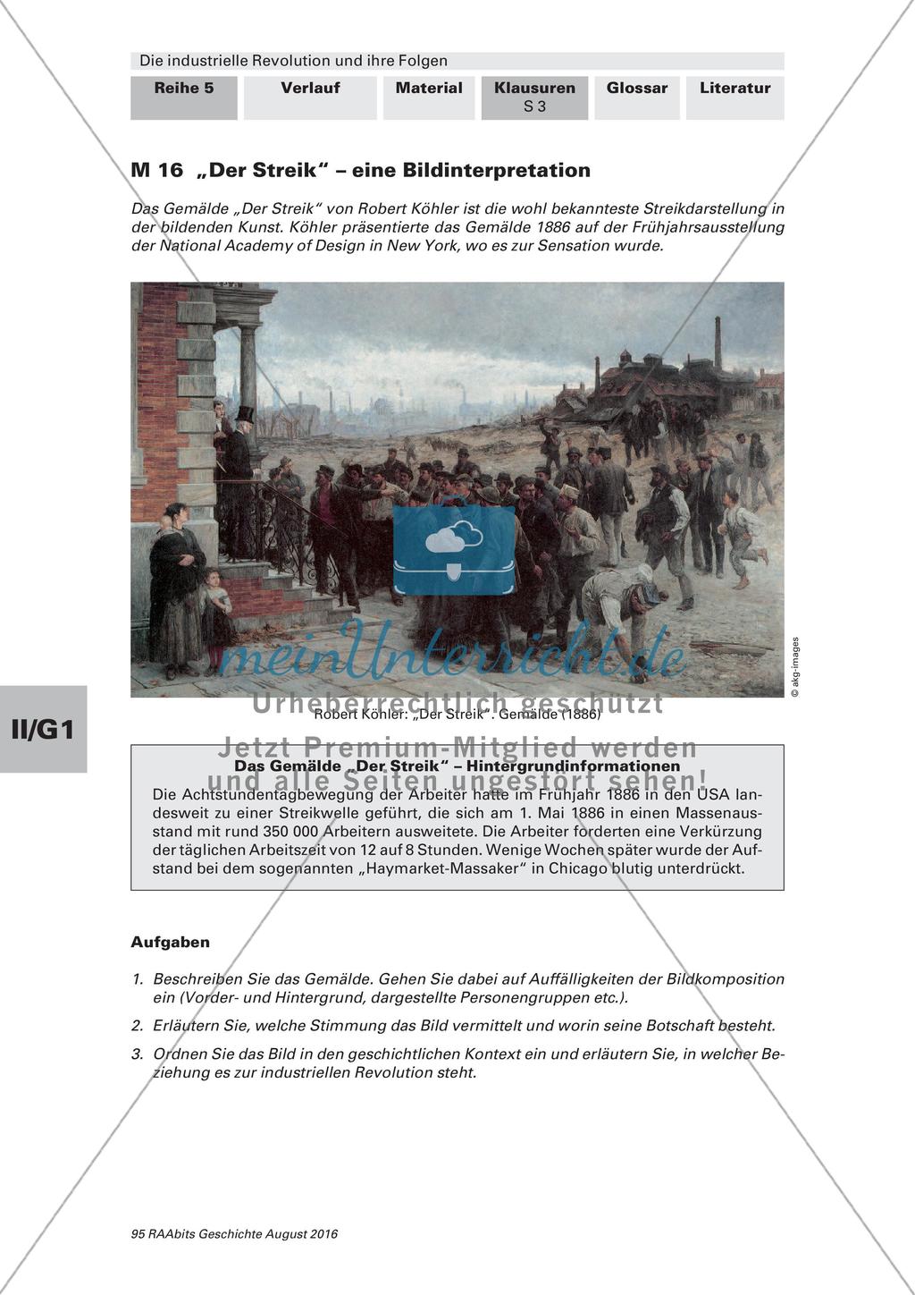 Die industrielle Revolution: Lernerfolgskontrolle Preview 3