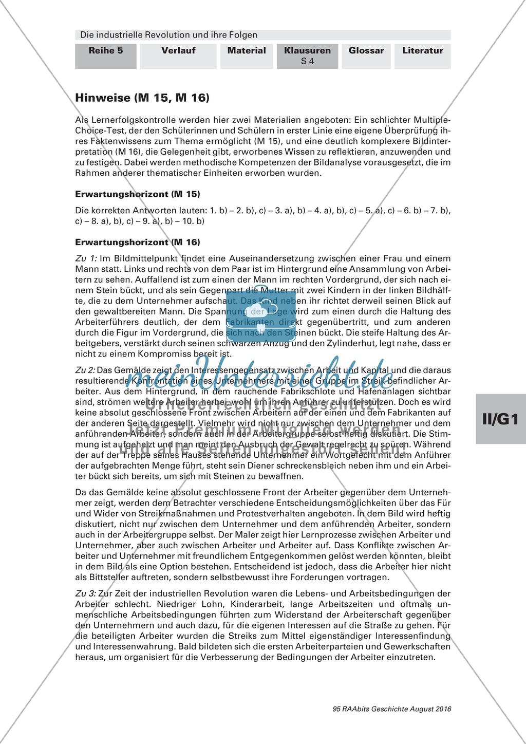 Die industrielle Revolution: Lernerfolgskontrolle Preview 4