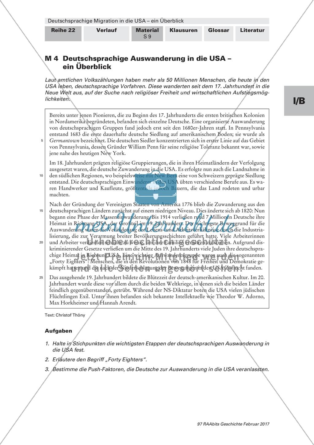 Auswanderung aus deutschsprachigen Ländern Preview 1