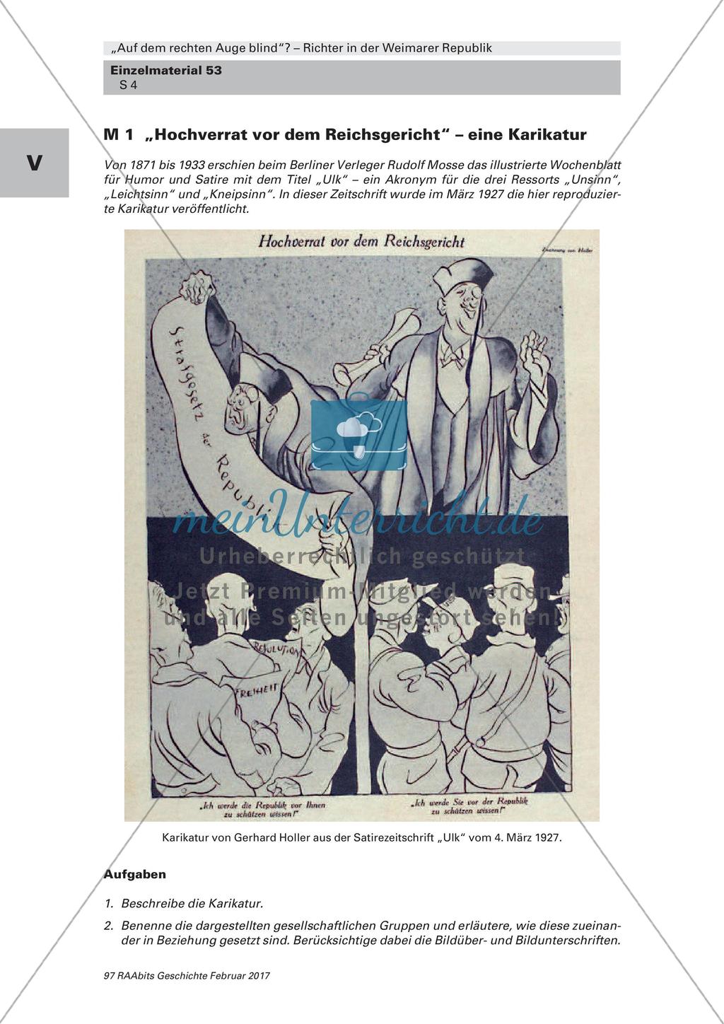 Die Justiz der Weimarer Republik im Spiegel der Statistik Preview 1