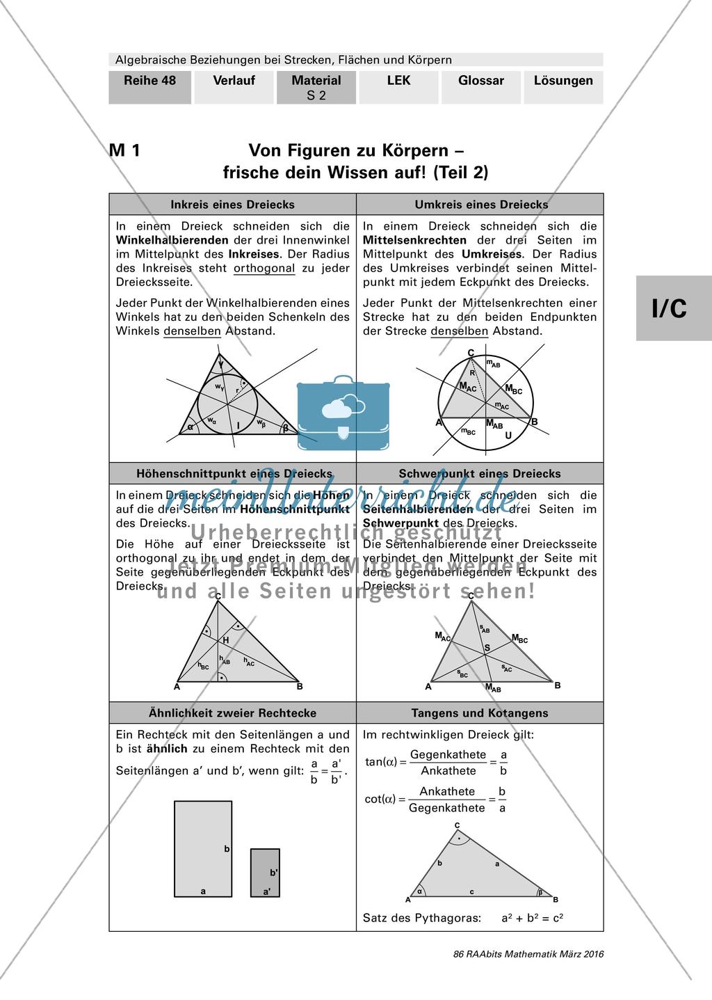 Einstieg: Geometrische Figuren im Größenvergleich Preview 2