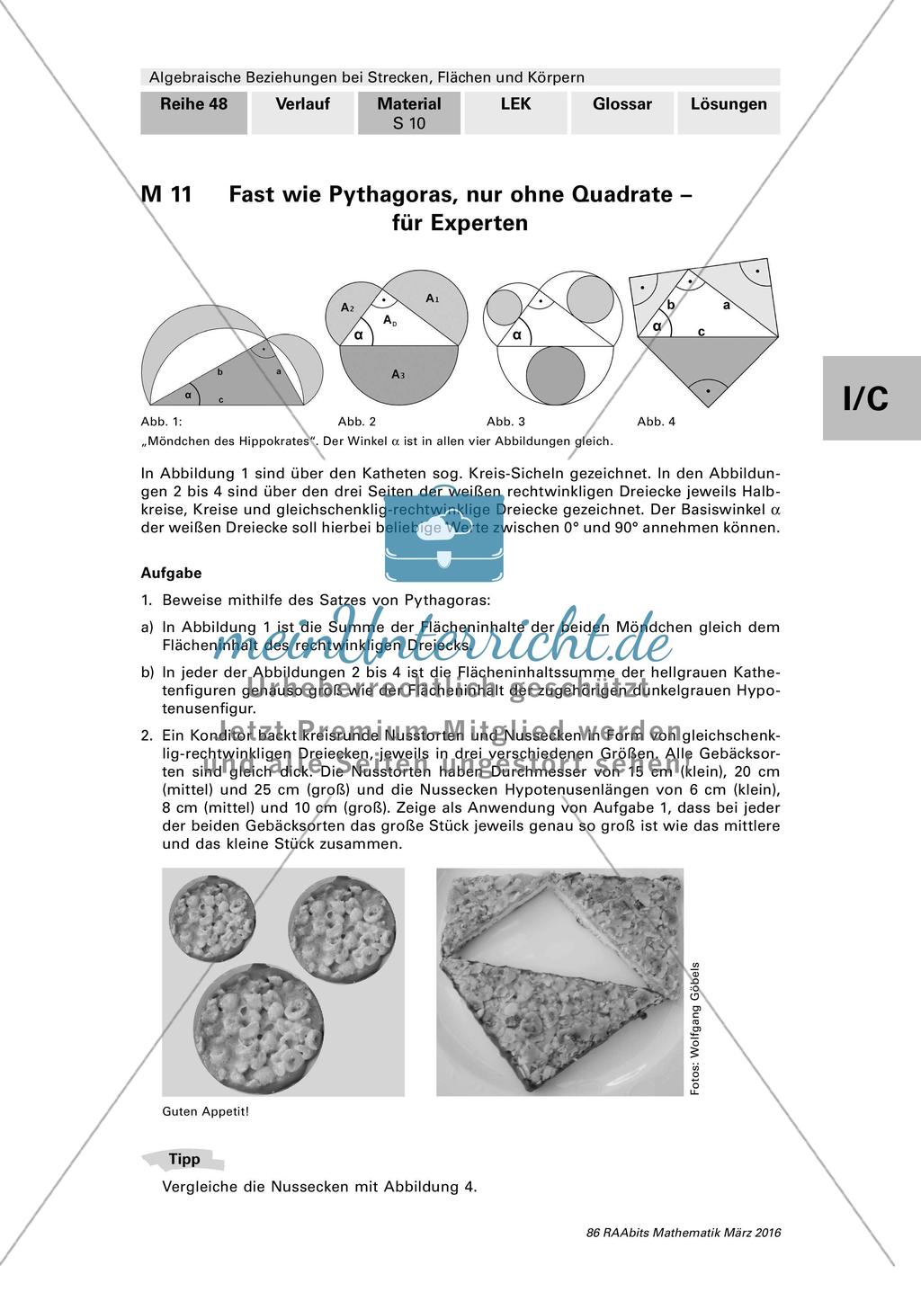 Fast wie Pythagoras, nur ohne Quadrate Preview 1