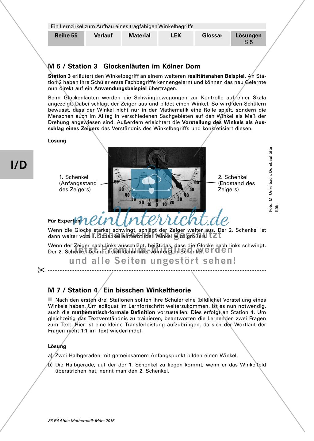 Lernzirkel: Winkelbegriff Preview 26