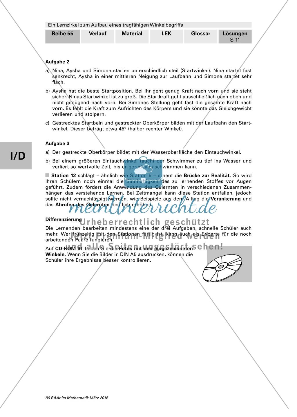 Lernzirkel: Winkelbegriff Preview 32
