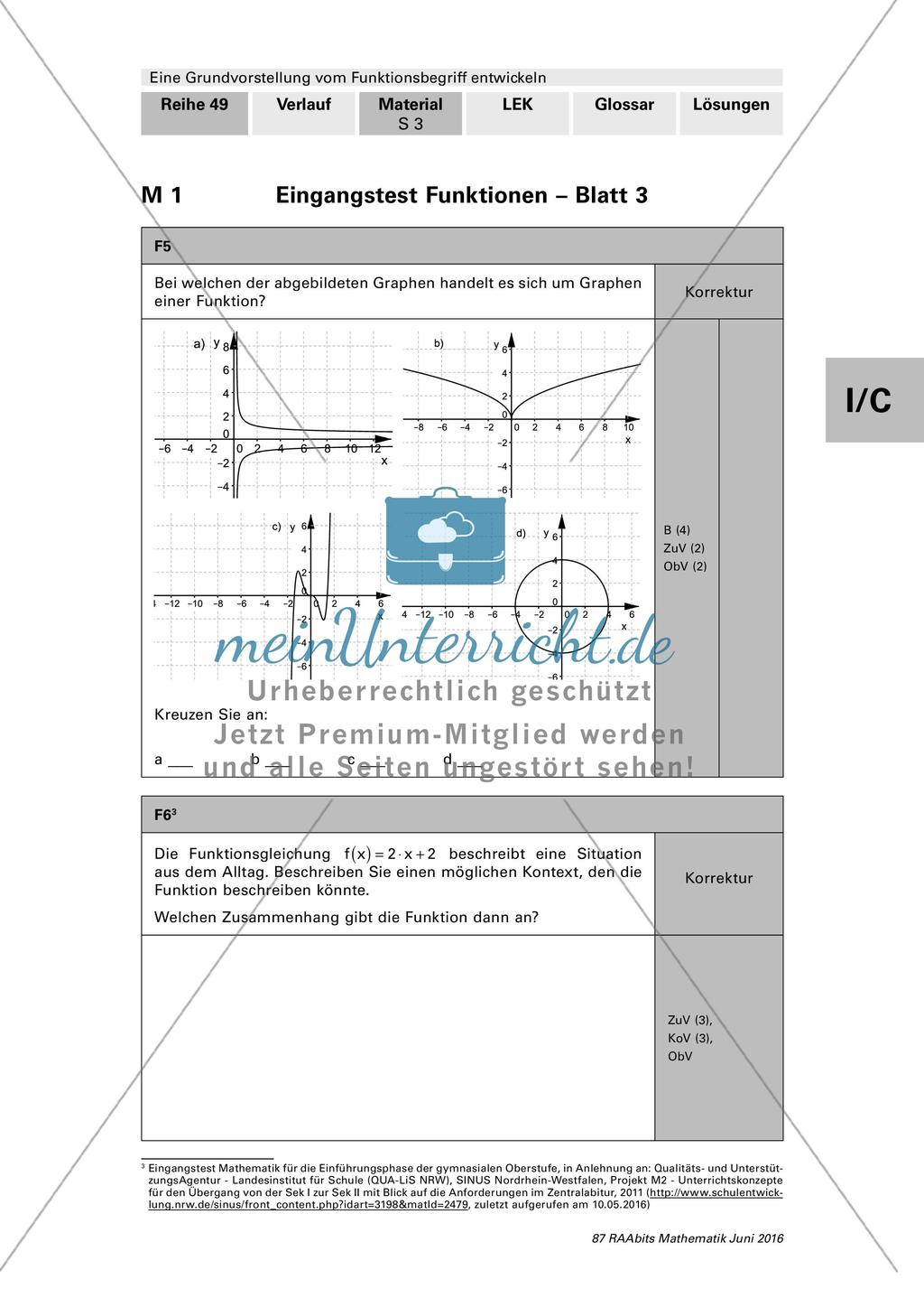 Eingangstest Funktionen Preview 3