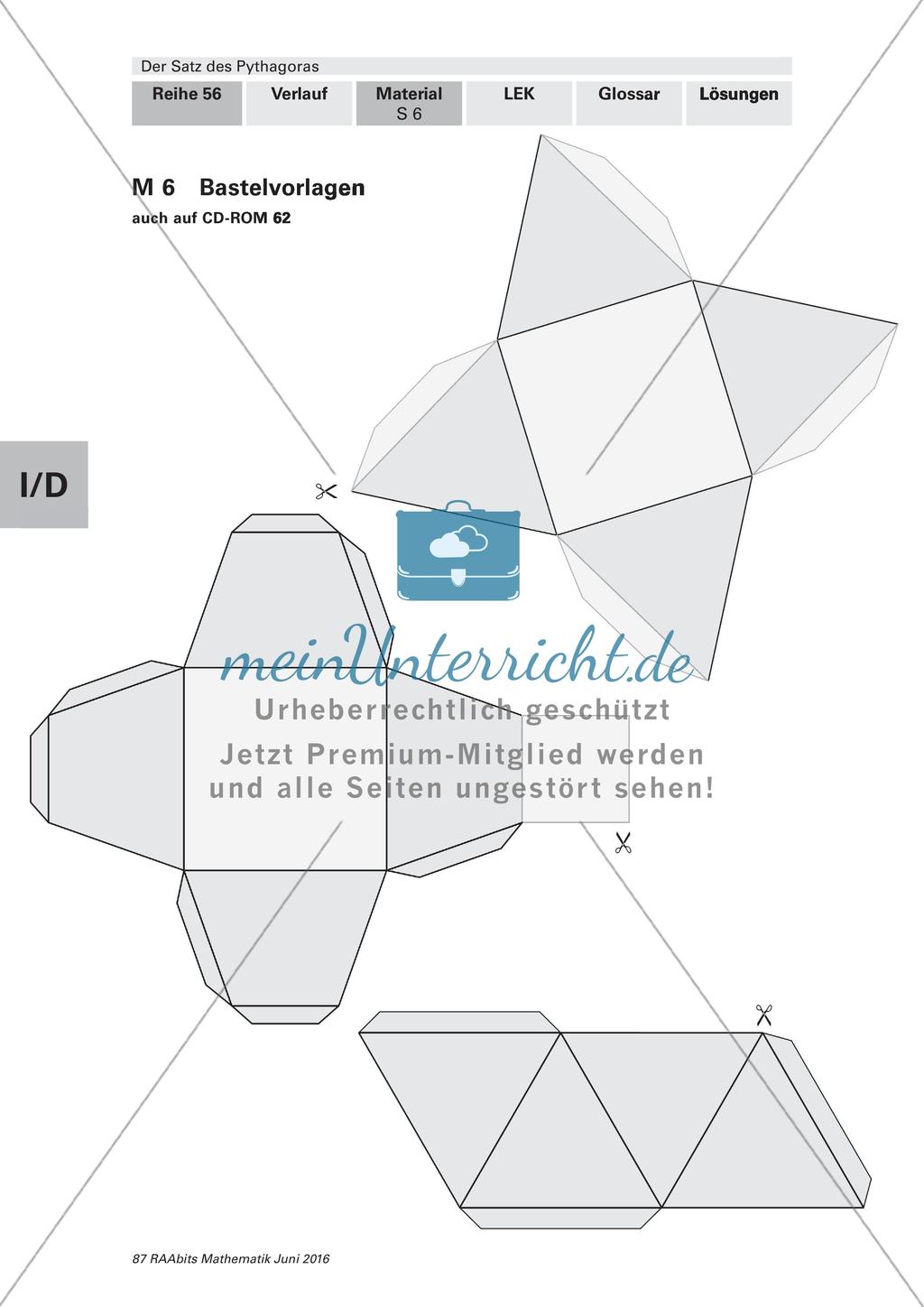 Satz des Pythagoras in der Architektur Preview 10