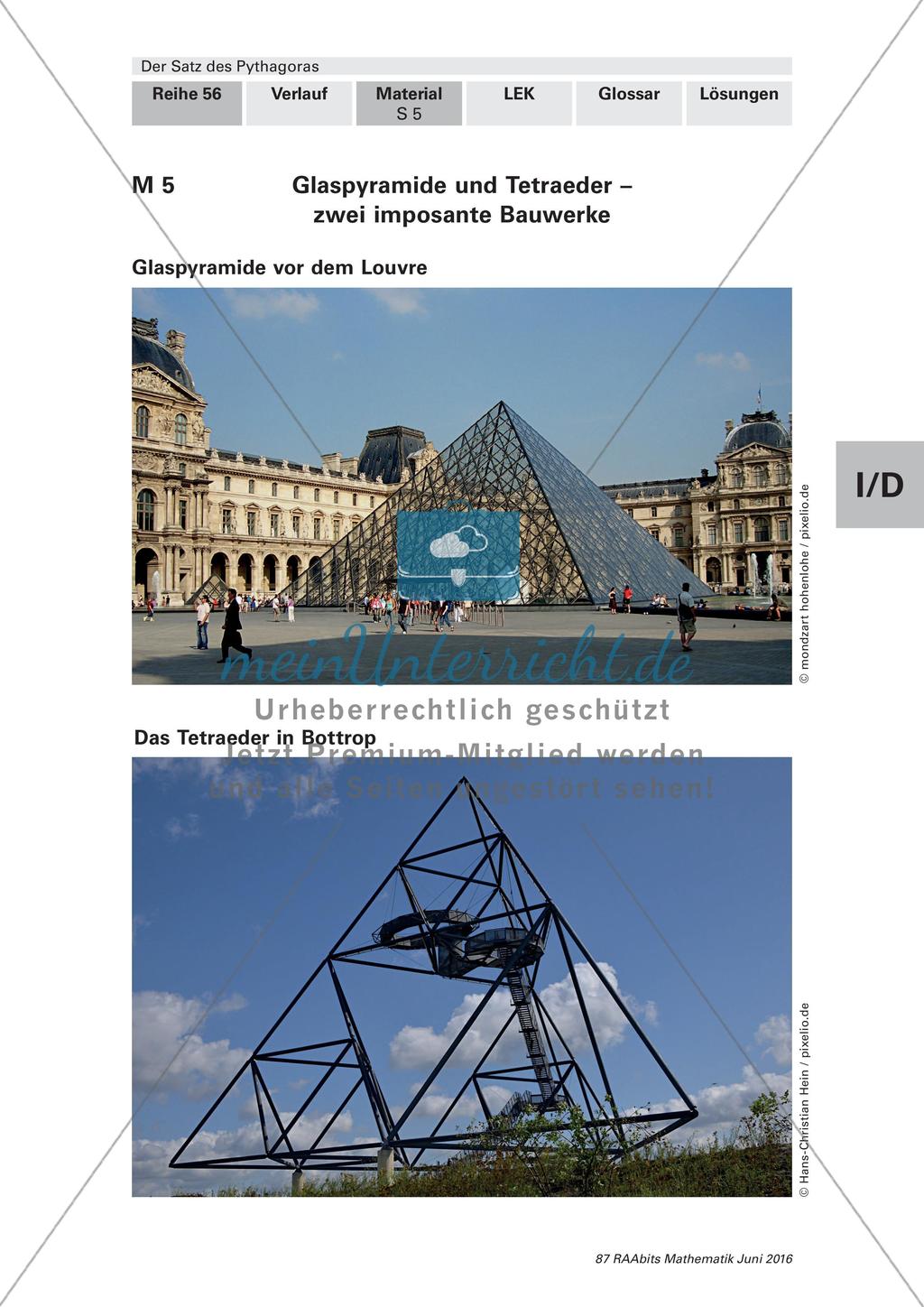 Satz des Pythagoras in der Architektur Preview 9