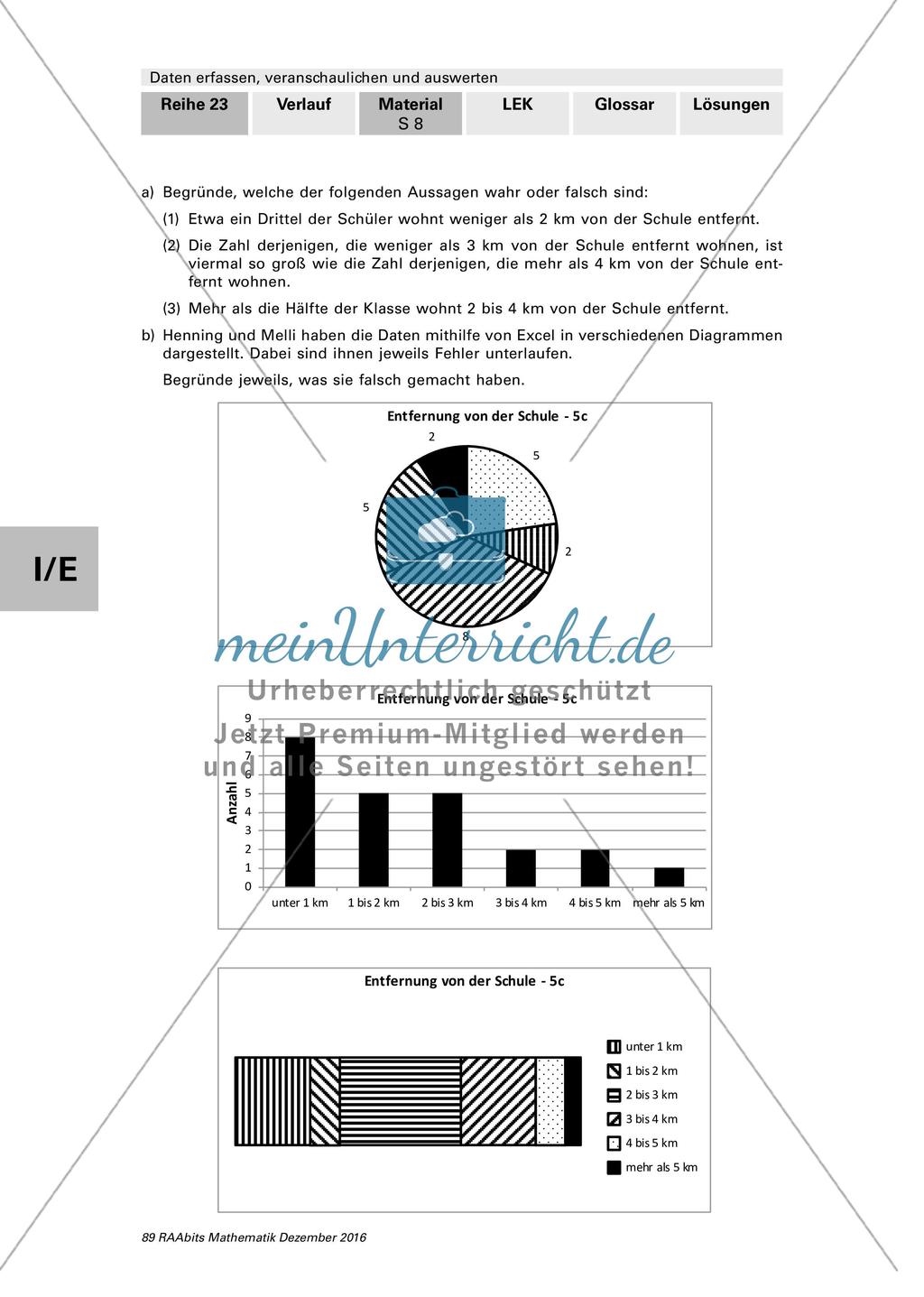 Daten und Diagramme - Lernerfolgskontrolle Preview 2