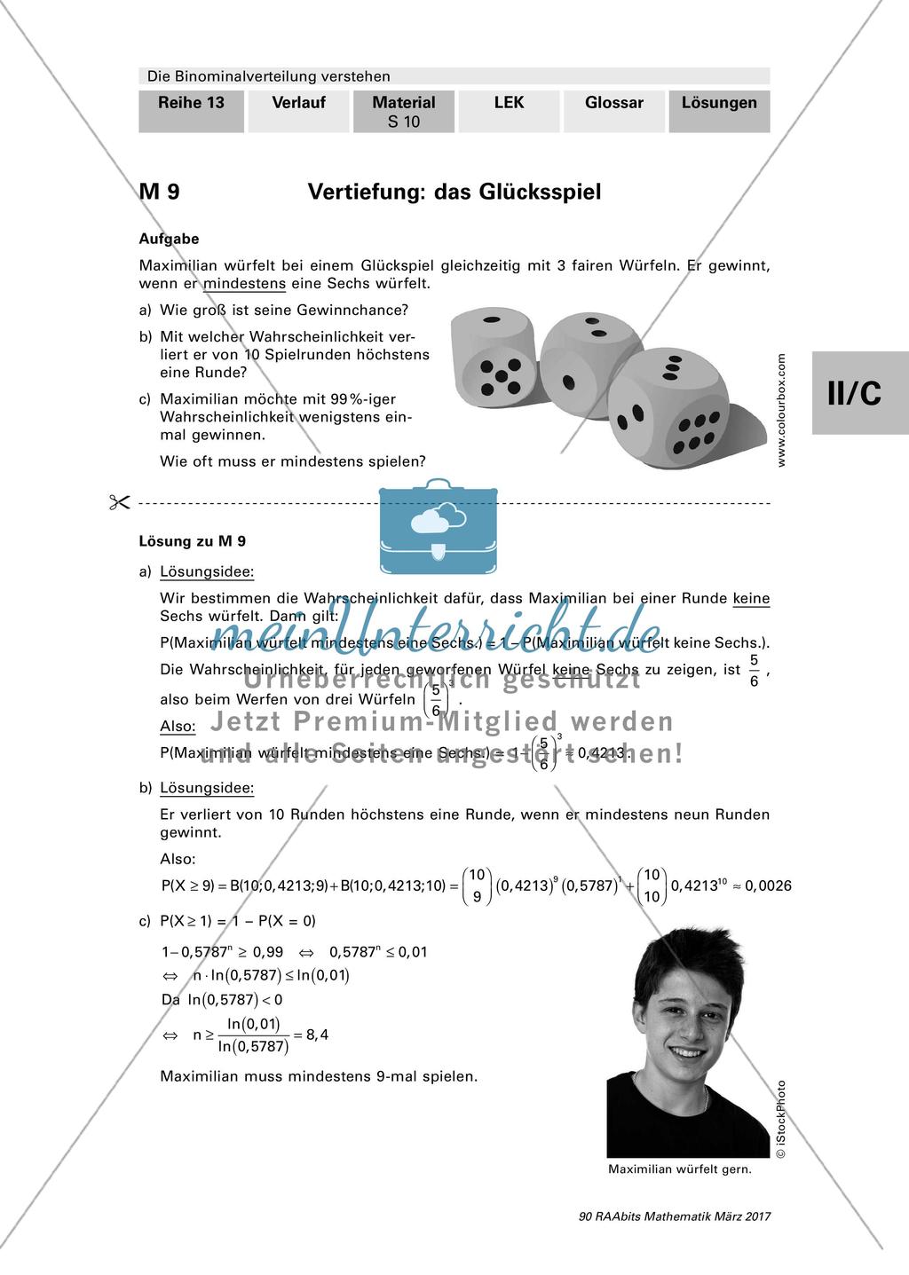 Vertiefung: das Glücksspiel Preview 1