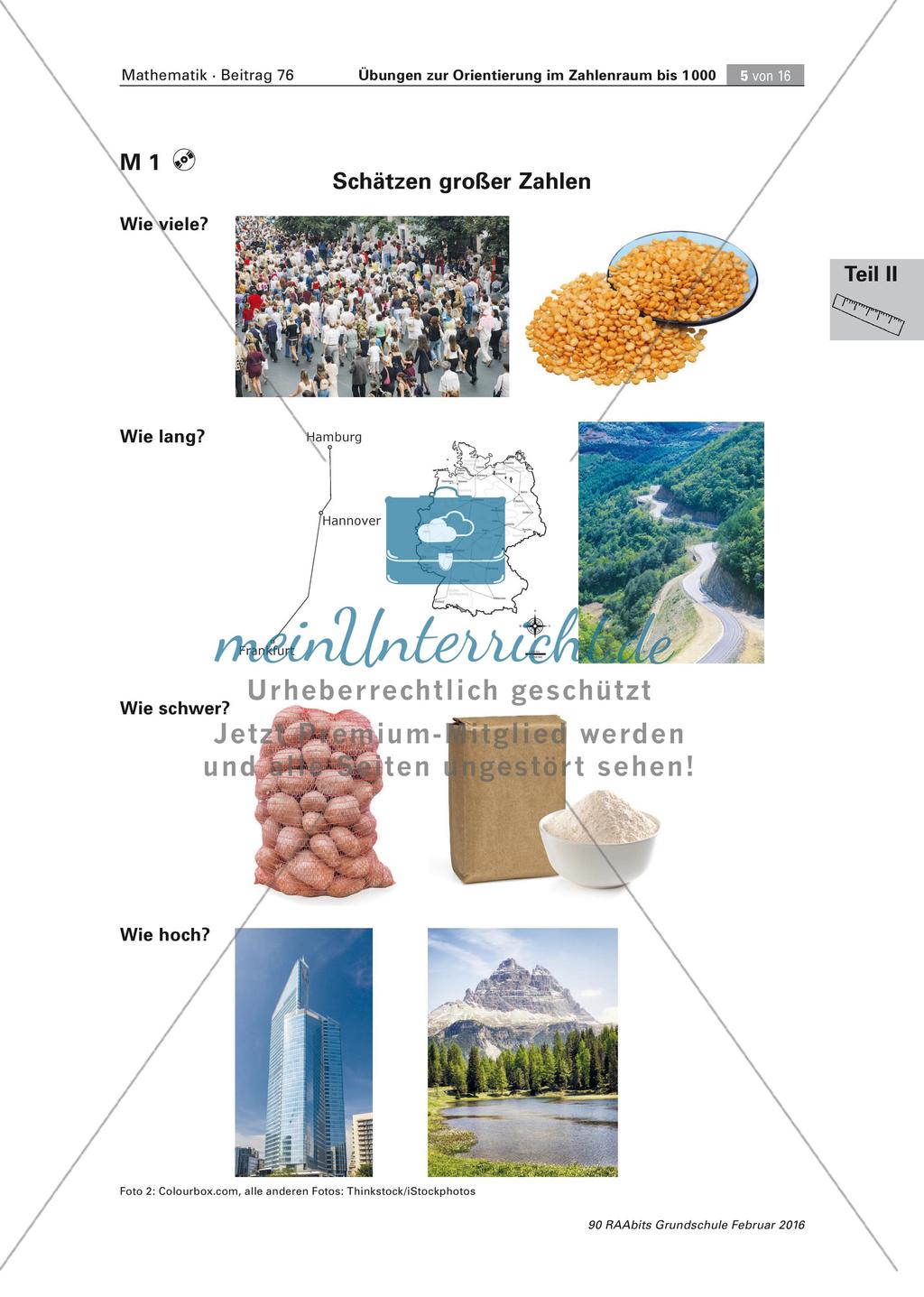 Orientierung im Zahlenraum bis 1000 Preview 5