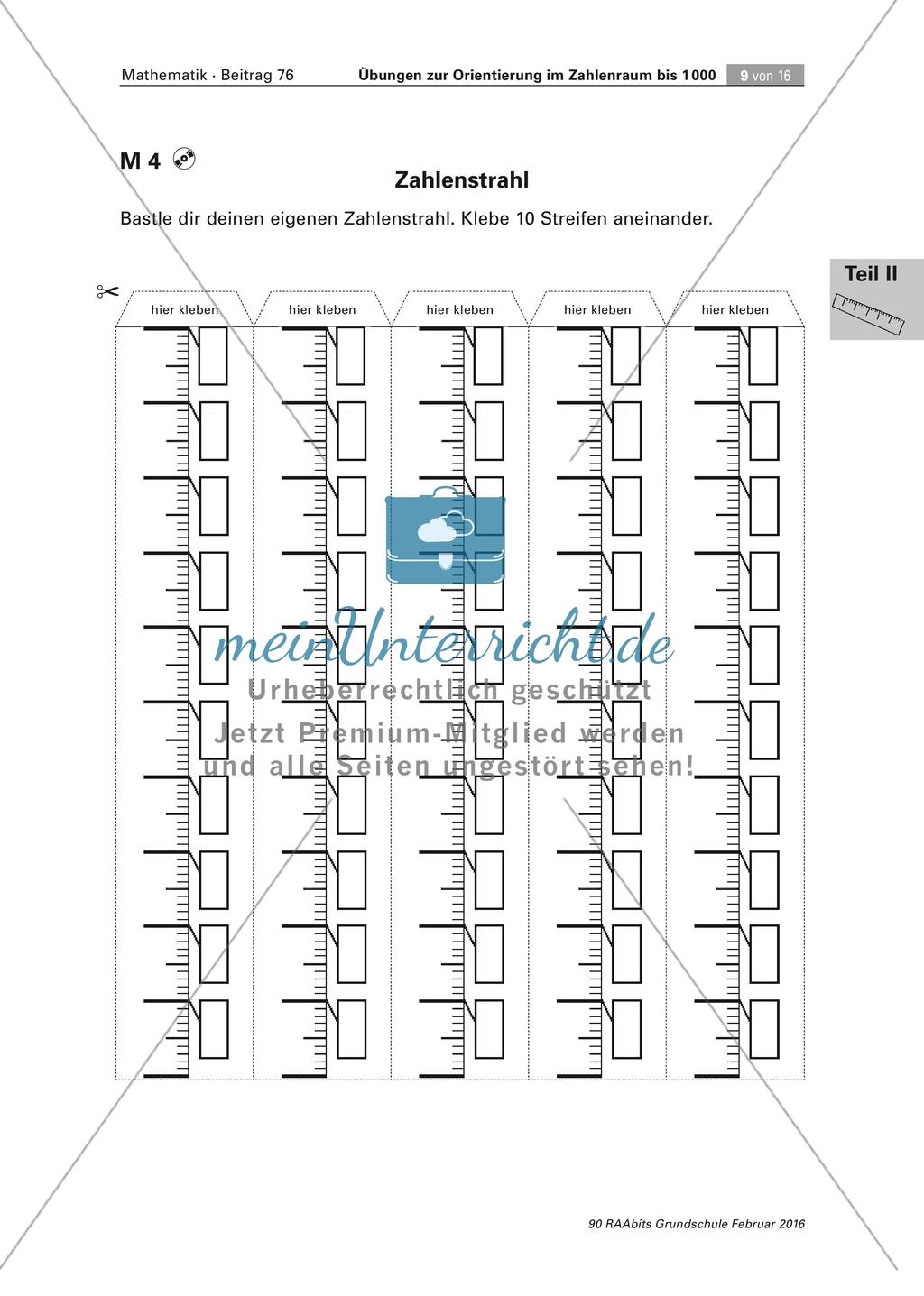 Orientierung im Zahlenraum bis 1000 Preview 9