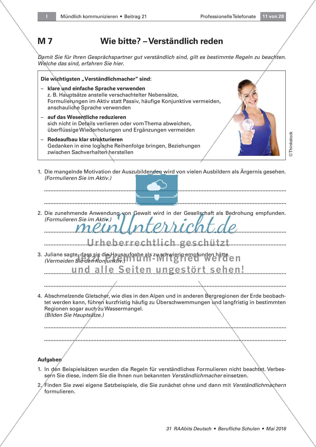 Geschäftliche Telefonate - Ergebnisorientierung Preview 2