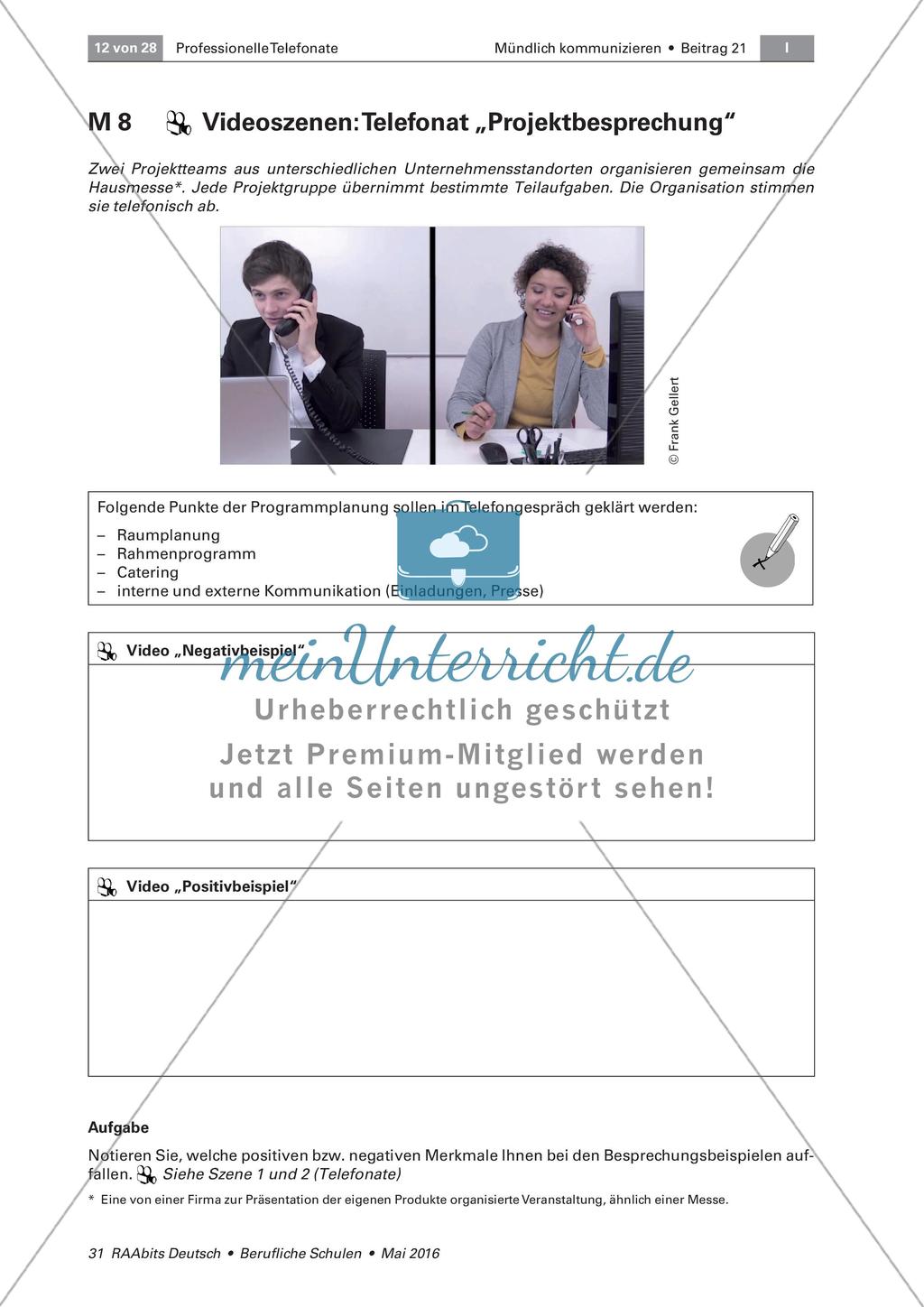 Geschäftliche Telefonate - Ergebnisorientierung Preview 3