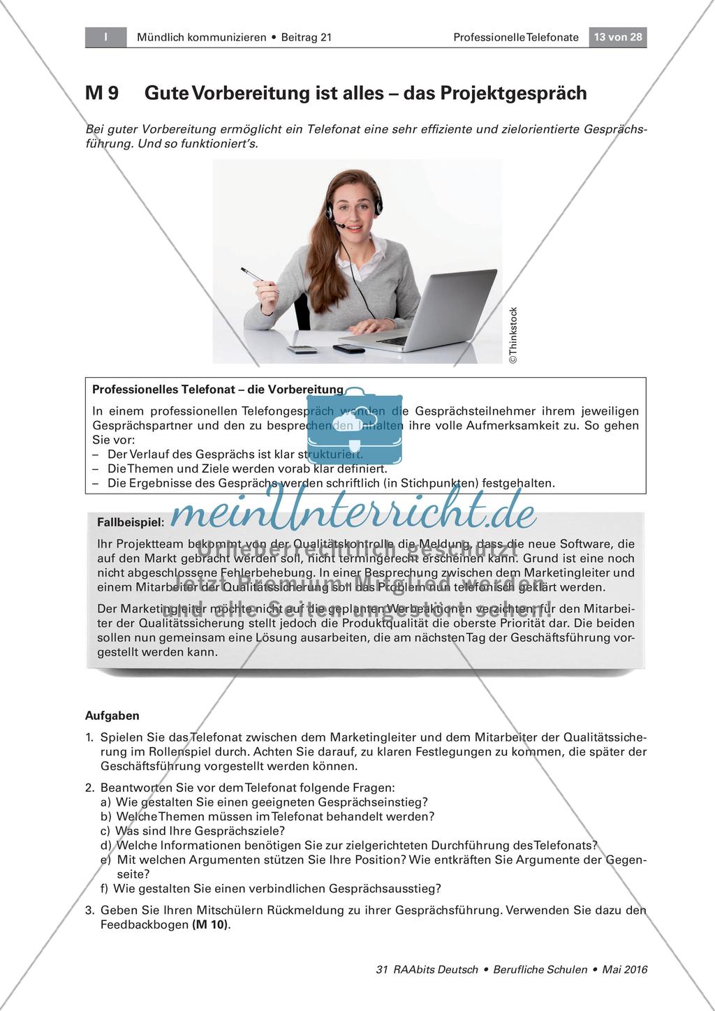 Geschäftliche Telefonate - Ergebnisorientierung Preview 4