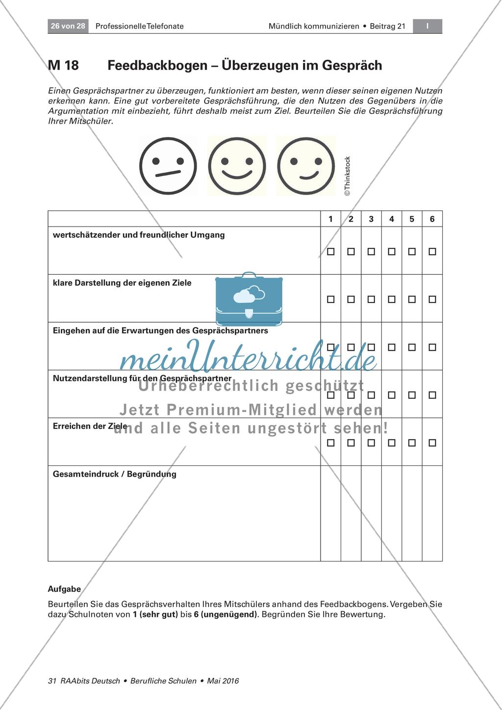 Geschäftliche Telefonate - Zielführende Äußerung von Wünschen Preview 4