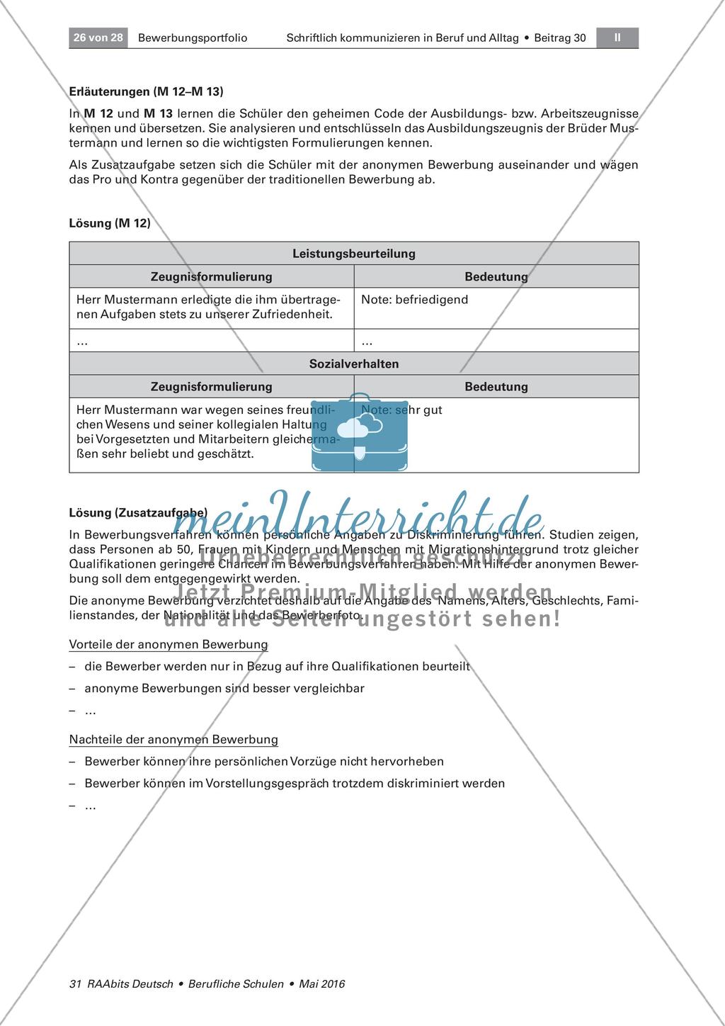 Gelungene Bewerbung - Ausbildungszeugnis Preview 3