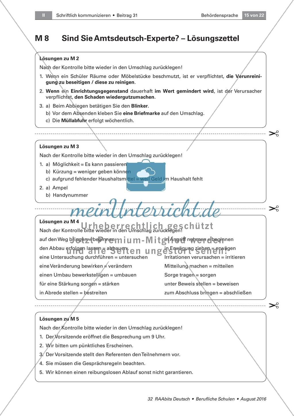 Behördensprache - Verständnis und Vereinfachen Preview 10