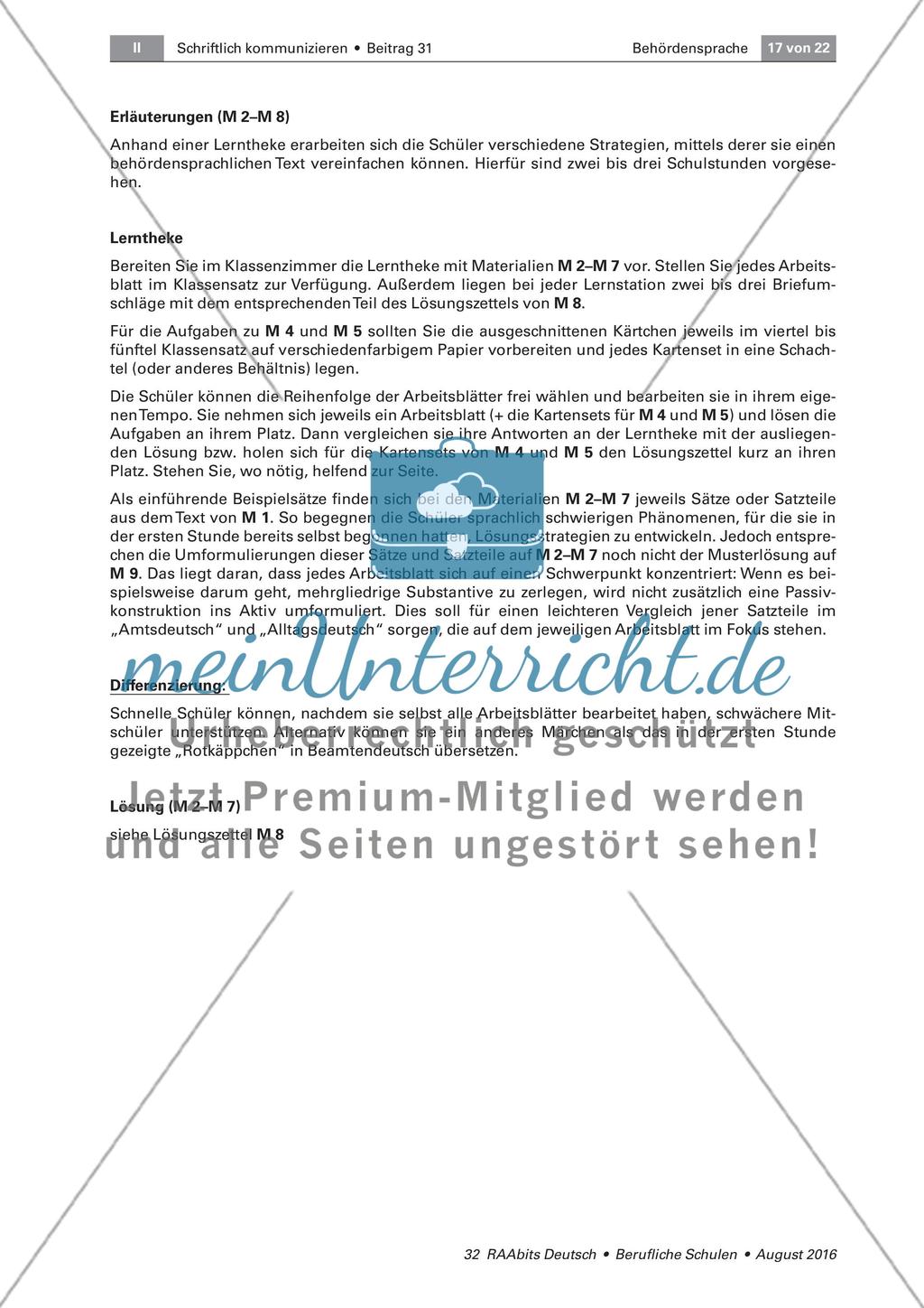 Behördensprache - Verständnis und Vereinfachen Preview 12