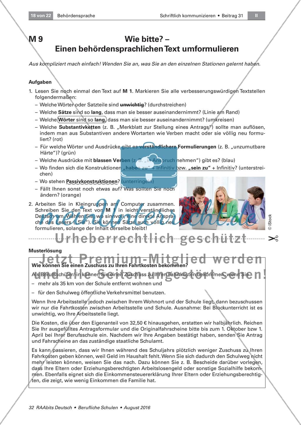 Behördensprache - Verständnis und Vereinfachen Preview 13