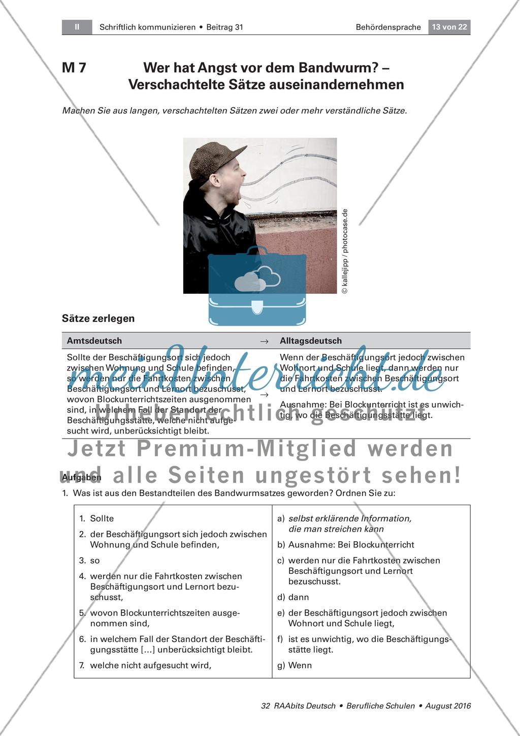 Behördensprache - Verständnis und Vereinfachen Preview 8
